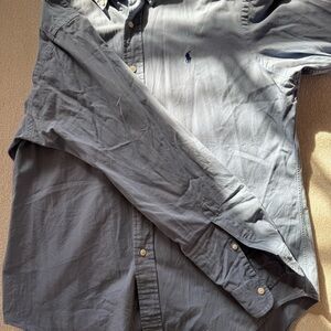 Ralph Lauren Men's Blue Button Down Shirt